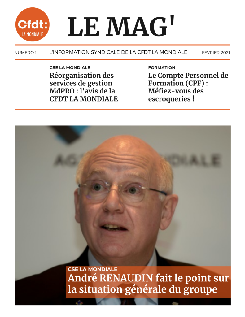 Le Mag’ n°1 – Février 2021
